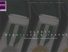 Tablet Screenshot of gerner-trophees.com